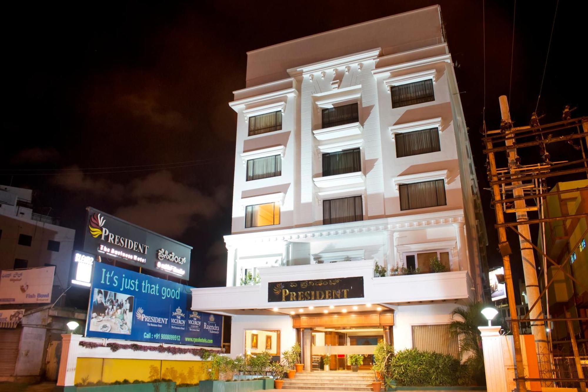 President Hotel Mysore Eksteriør billede